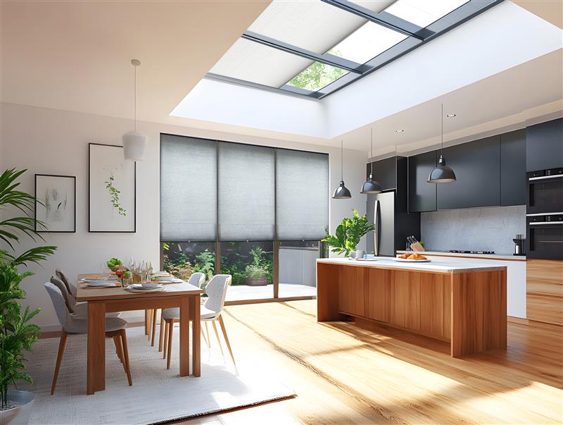 ARENA-DUETTE-ICE WHITE ROOF LANTERN-DUO PLEAT DARK GREY-KITCHEN-01 1.jpg